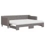 Trundle sofa bed with taupe gray fabric mattress 80x200 cm by vidaXL, Beds and slatted bases - Ref: Foro24-3197442, Price: 41...