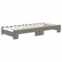 Trundle sofa bed with taupe gray fabric mattress 80x200 cm by vidaXL, Beds and slatted bases - Ref: Foro24-3197442, Price: 41...