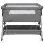 Crib with dark gray linen fabric mattress by vidaXL, Cribs and beds for children - Ref: Foro24-10290, Price: 130,85 €, Discou...