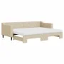 Sofá cama nido con colchón tela crema 80x200 cm de vidaXL, Camas y somieres - Ref: Foro24-3197443, Precio: 428,06 €, Descuent...