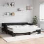 Sofá cama nido con colchón tela negro 90x200 cm de vidaXL, Camas y somieres - Ref: Foro24-3197446, Precio: 441,20 €, Descuent...