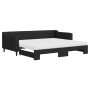 Ausziehbares Schlafsofa mit schwarzer Stoffmatratze 90x200 cm von vidaXL, Betten und Lattenroste - Ref: Foro24-3197446, Preis...