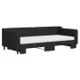 Trundle sofa bed with black fabric mattress 90x200 cm by vidaXL, Beds and slatted bases - Ref: Foro24-3197446, Price: 442,26 ...