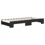 Trundle sofa bed with black fabric mattress 90x200 cm by vidaXL, Beds and slatted bases - Ref: Foro24-3197446, Price: 442,26 ...