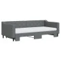 Trundle sofa bed with dark gray fabric mattress 90x200 cm by vidaXL, Beds and slatted bases - Ref: Foro24-3197445, Price: 450...
