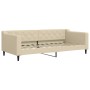 Sofá cama nido con colchón tela crema 90x200 cm de vidaXL, Camas y somieres - Ref: Foro24-3197448, Precio: 441,57 €, Descuent...
