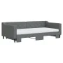 Ausziehbares Schlafsofa mit dunkelgrauer Stoffmatratze 100x200 cm von vidaXL, Betten und Lattenroste - Ref: Foro24-3197450, P...