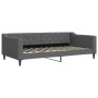 Trundle sofa bed with dark gray fabric mattress 100x200 cm by vidaXL, Beds and slatted bases - Ref: Foro24-3197450, Price: 43...