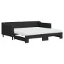 Trundle sofa bed with black fabric mattress 90x190 cm by vidaXL, Beds and slatted bases - Ref: Foro24-3197456, Price: 404,26 ...
