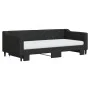 Trundle sofa bed with black fabric mattress 90x190 cm by vidaXL, Beds and slatted bases - Ref: Foro24-3197456, Price: 404,26 ...