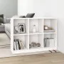 Regal aus massivem weißem Kiefernholz, 104 x 33 x 76 cm von vidaXL, Bücherregale und Regale - Ref: Foro24-809967, Preis: 123,...