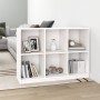 Solid white pine wood shelf 104x33x76 cm by vidaXL, Bookcases and shelves - Ref: Foro24-809967, Price: 125,80 €, Discount: %