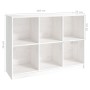 Solid white pine wood shelf 104x33x76 cm by vidaXL, Bookcases and shelves - Ref: Foro24-809967, Price: 125,80 €, Discount: %