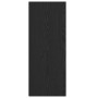 Estantería Roble negro 40 x 30 x 77 cm Madera contrachapada