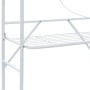 Weißes Toilettenregal 60x33x174 cm von vidaXL, Handtuchhalter - Ref: Foro24-246723, Preis: 40,80 €, Rabatt: %
