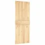 Schiebetür mit Beschlägen aus massivem Kiefernholz 80x210 cm von vidaXL, Türen - Ref: Foro24-3202987, Preis: 154,09 €, Rabatt: %