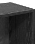 Estantería Roble negro 40 x 30 x 152 cm Madera contrachapada