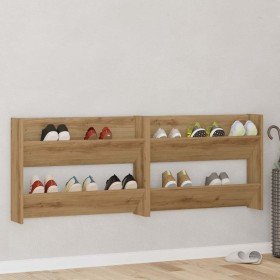 Armarios de zapato de pared Roble artisan Madera de ingeniería en Zapateros y organizadores de calzado | Comprar online en Foro2