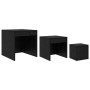Mesas de centro Otro 3 pcs Roble negro Madera contrachapada