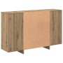Vitrina Roble artisan 120 x 30 x 75 cm Madera contrachapada