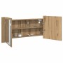 Espejo LED Cabinet con estante Roble artisan 100 x 12 x 45 cm