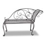 Gartenliegebank aus gealtertem braunem Stahl, 128 cm von vidaXL, Gartenbänke - Ref: Foro24-40717, Preis: 131,19 €, Rabatt: %