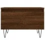 Mesas de centro 2 uds madera ingeniería roble marrón 50x46x35cm de vidaXL, Mesas de centro - Ref: Foro24-830875, Precio: 54,7...