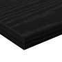 Tablero de Estantería 4 pcs Negro 40 x 10 x 1.5 cm