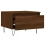 Coffee tables 2 pcs engineered wood brown oak 50x46x35cm by vidaXL, Coffee table - Ref: Foro24-830875, Price: 54,80 €, Discou...