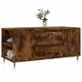 Smoked oak engineered wood coffee table 102x44.5x50 cm by vidaXL, Coffee table - Ref: Foro24-830993, Price: 75,58 €, Discount: %