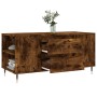 Couchtisch aus geräuchertem Eichenholzwerkstoff, 102 x 44,5 x 50 cm von vidaXL, Couchtisch - Ref: Foro24-830993, Preis: 76,46...