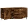 Smoked oak engineered wood coffee table 102x44.5x50 cm by vidaXL, Coffee table - Ref: Foro24-830993, Price: 75,58 €, Discount: %