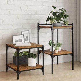 Tablero de Estantería 4 pcs Marrón 40 x 40 x 1.5 cm en Librerías y estanterías | Comprar online en Foro24