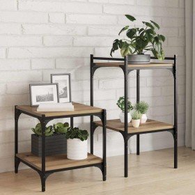 Tablero de Estantería 4 pcs Marrón 40 x 40 x 1.5 cm