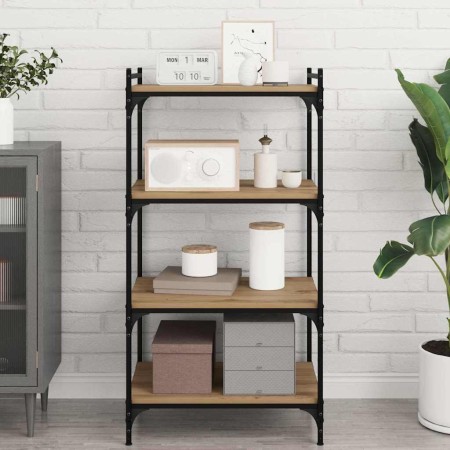 Tablero de Estantería 4 pcs Marrón 60 x 40 x 1.5 cm