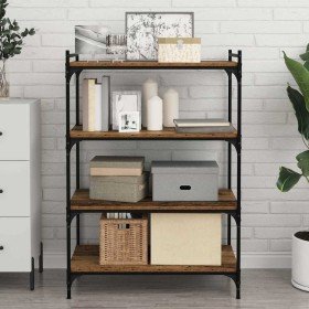 Tablero de Estantería 4 pcs Marrón 80 x 40 x 1.5 cm en Librerías y estanterías | Comprar online en Foro24