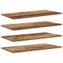 Tablero de Estantería 4 pcs Marrón 80 x 40 x 1.5 cm