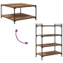 Tablero de Estantería 4 pcs Marrón 80 x 40 x 1.5 cm