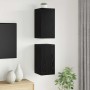 Mueble para TV de Pared Roble negro Madera contrachapada