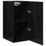 Mueble para TV de Pared Roble negro Madera contrachapada