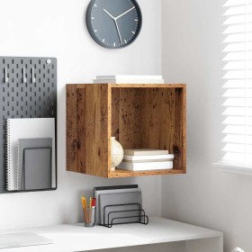 Mueble de pared con estante Madera vieja 37 x 37 x 37 cm