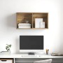 Armario de TV Montaje en la pared Roble artisan 37 x 37 x 72 cm