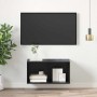 Armario de TV Roble negro 37 x 37 x 72 cm Madera contrachapada