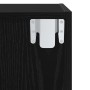 Armario de TV Roble negro 37 x 37 x 72 cm Madera contrachapada