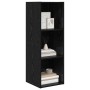 Armario de TV Roble negro 37 x 37 x 107 cm Madera contrachapada