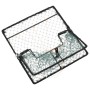 Green steel bird trap 34x32 cm by vidaXL, Pest control traps - Ref: Foro24-155268, Price: 17,99 €, Discount: %