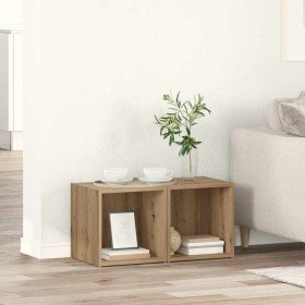 Gabinete de TV 2 pcs Marrón