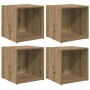 Conjunto de mueble de TV 4 pcs Roble artesanal en Muebles TV | Comprar online en Foro24