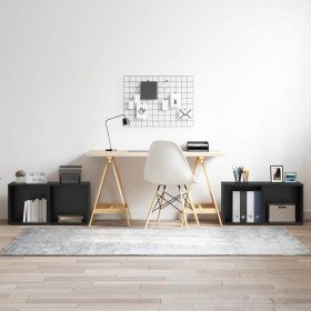 Conjunto de mueble de TV 4 pcs Negro 37 x 35 x 37,5 cm en Muebles TV | Comprar online en Foro24