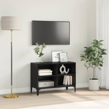 Gabinete de TV Negro 69.5 x 30 x 50 cm Madera contrachapada